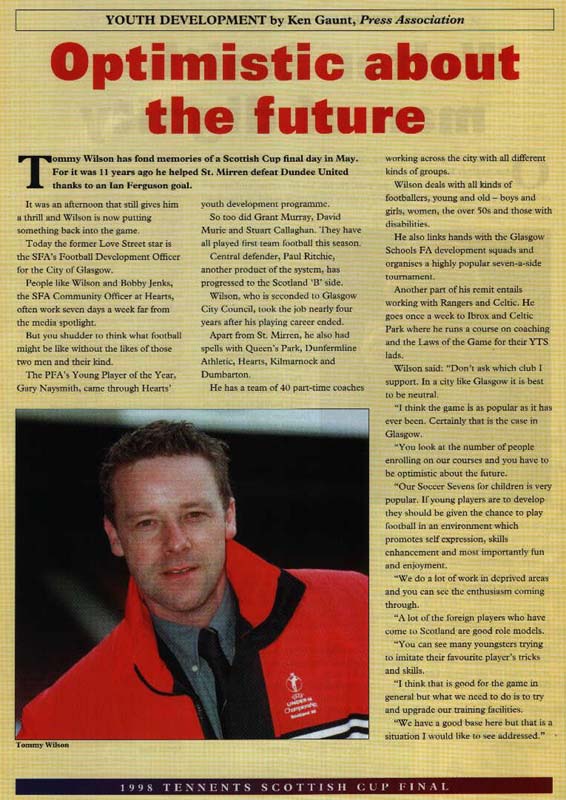 Sat 16 May 1998  Hearts 2  Rangers 1 