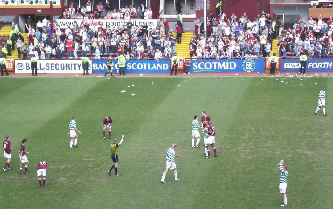 Sun 25 Apr 2004  Hearts 1  Celtic 1 