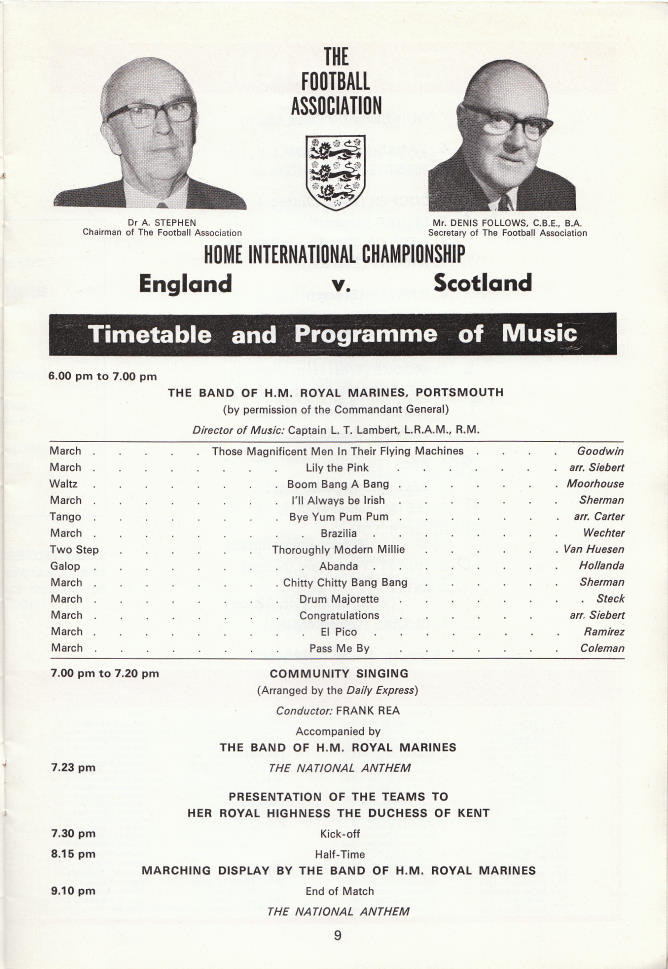 1969051009 England 1-4 Wembley Stadium